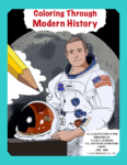 Coloring Through Modern History Cover