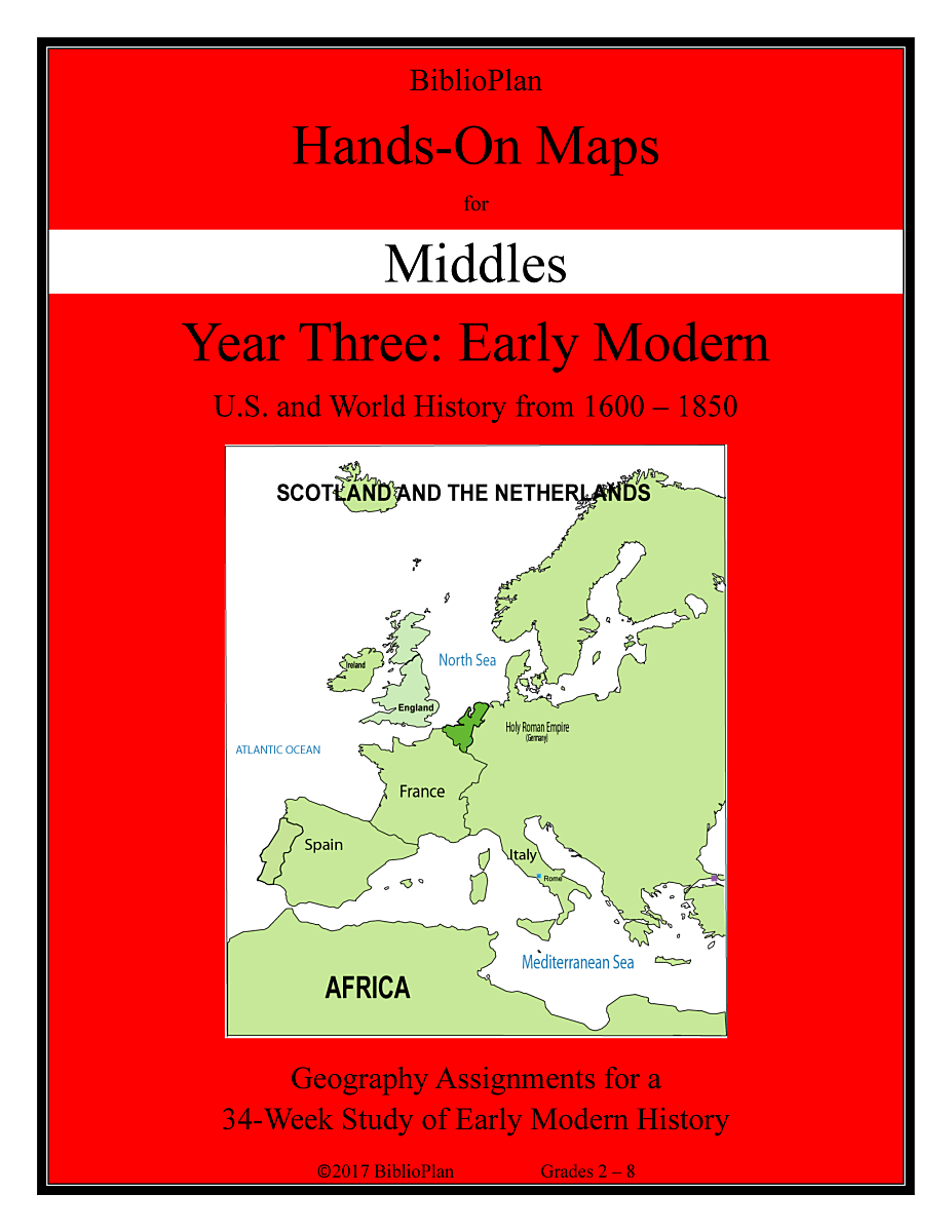 Early Modern Hands-On Maps for Middles Cover