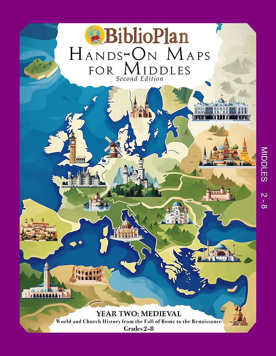 Medieval Hands-On Maps for Middles Cover