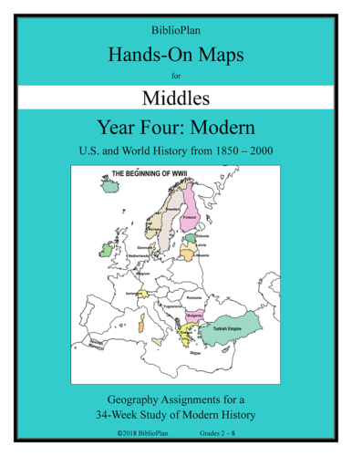 Modern Hands-On Maps for Middles Cover